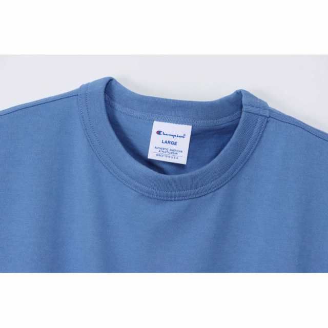 CHAMPION SHORT SLEEVE T-SHIRT เสื้อยืดทีเชิ๊ต ผู้ชาย C3-X352-337 Blue - 1 Supersports Thailand