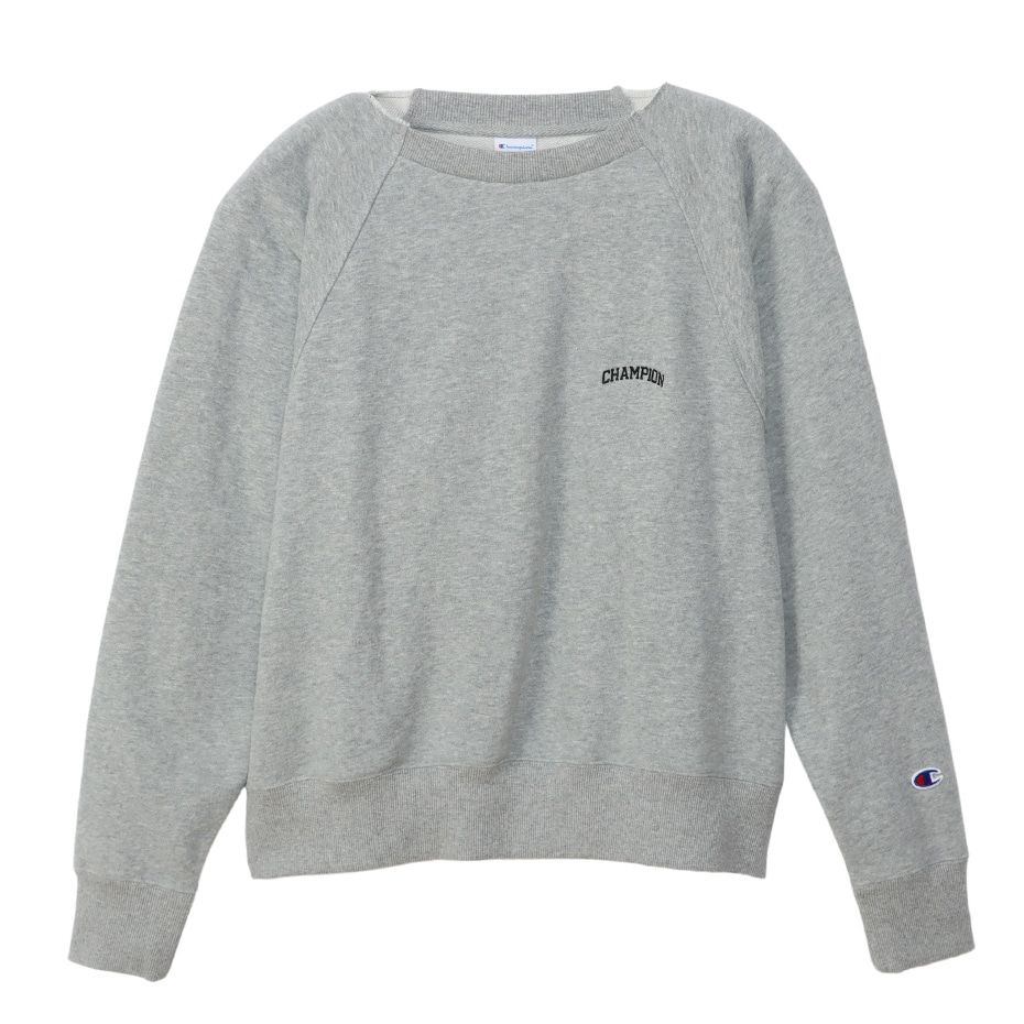 CHAMPION CREW NECK SWEATSHIRT เสื้อสเวตเชิ้ต ผู้หญิง CW-Z002-060 Grey - 1