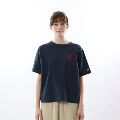 CHAMPION SHORT SLEEVE T-SHIRT เสื้อยืดทีเชิ๊ต ผู้หญิง CW-Z304-370 Blue - 1