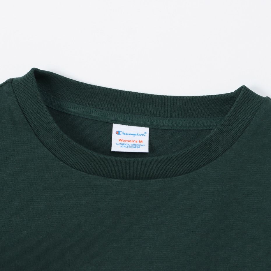 CHAMPION SHORT SLEEVE T-SHIRT เสื้อยืดทีเชิ๊ต ผู้หญิง CW-Z304-570 Green - 1