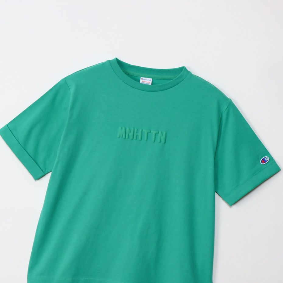 CHAMPION SHORT SLEEVE T-SHIRT เสื้อยืดทีเชิ๊ต ผู้หญิง CW-Z312-540 Green - 1