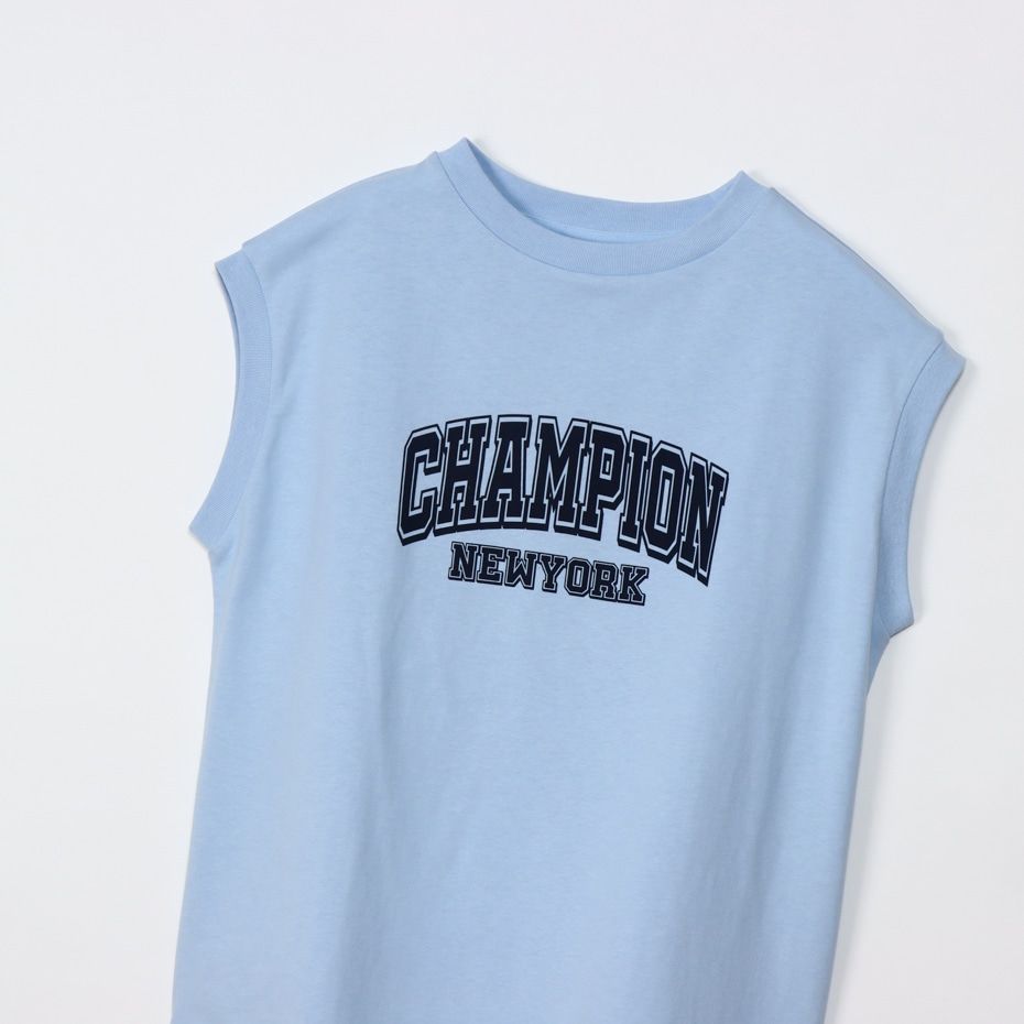 CHAMPION SLEEVELESS SHIRT เสื้อกล้าม ผู้หญิง CW-Z321-322 Blue - 1