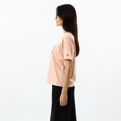 CHAMPION SHORT SLEEVE T-SHIRT เสื้อยืดทีเชิ๊ต ผู้หญิง CW-Z331-925 Pink - 1