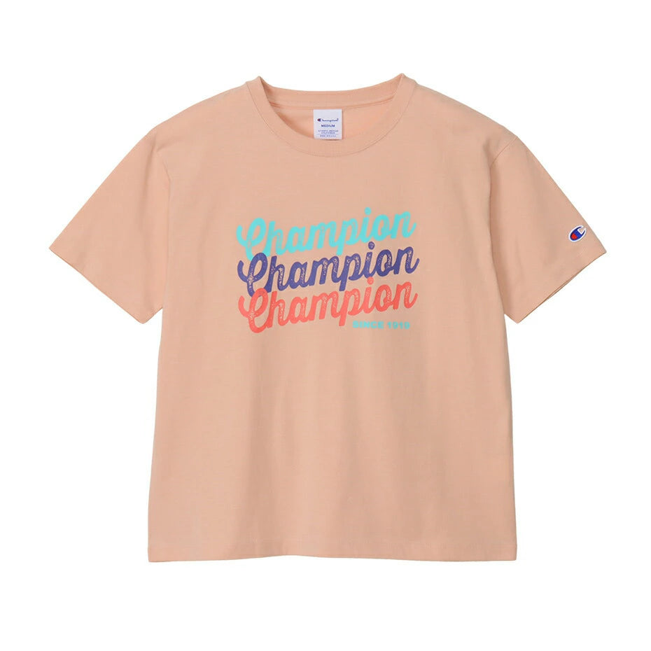 CHAMPION SHORT SLEEVE T-SHIRT เสื้อยืดทีเชิ๊ต ผู้หญิง CW-Z331-925 Pink - 1