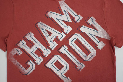 CHAMPION RW HERITAGE S/S GRAPHIC TEE เสื้อยืดทีเชิ๊ต ผู้ชาย GT19 586EXB-A1DF Red - 1