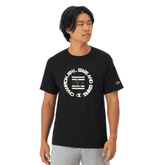 CHAMPION TEE เสื้อยืดทีเชิ๊ต ผู้ชาย GT23H 586Q3B-003 Black - 1