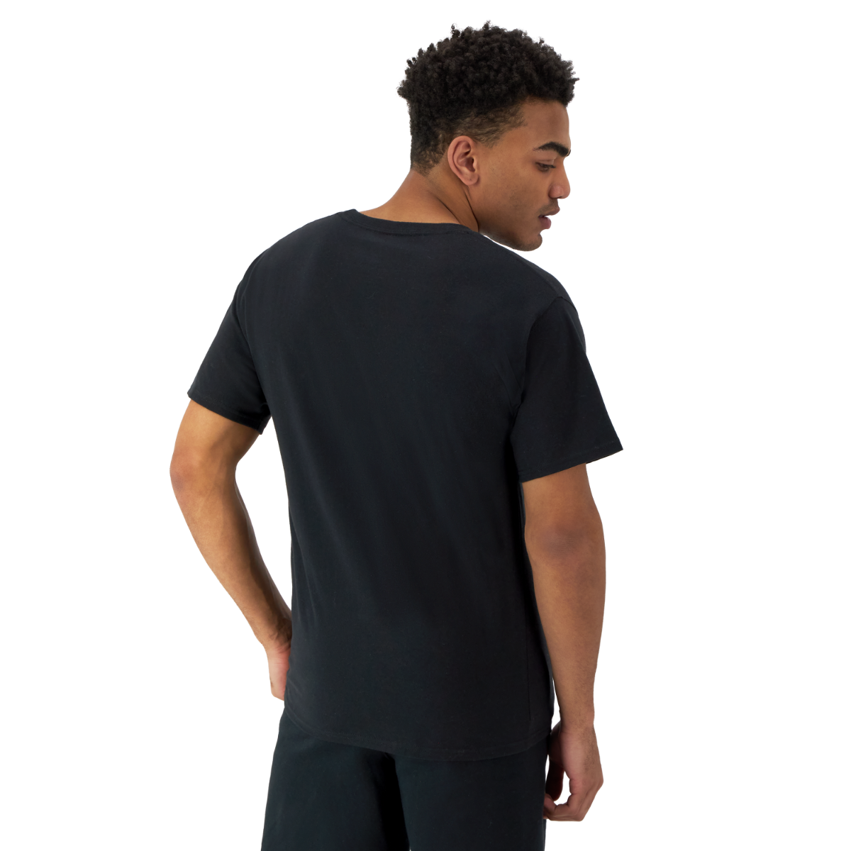 CHAMPION TEE เสื้อยืดทีเชิ๊ต ผู้ชาย GT23H 586QIB-003 Black - 1 Supersports Thailand