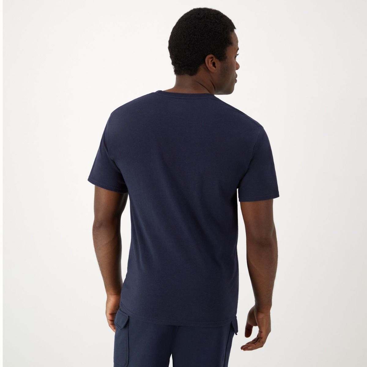 CHAMPION TEE เสื้อยืดทีเชิ๊ต ผู้ชาย GT23H 586QLB-031 Blue - 1 Supersports Thailand