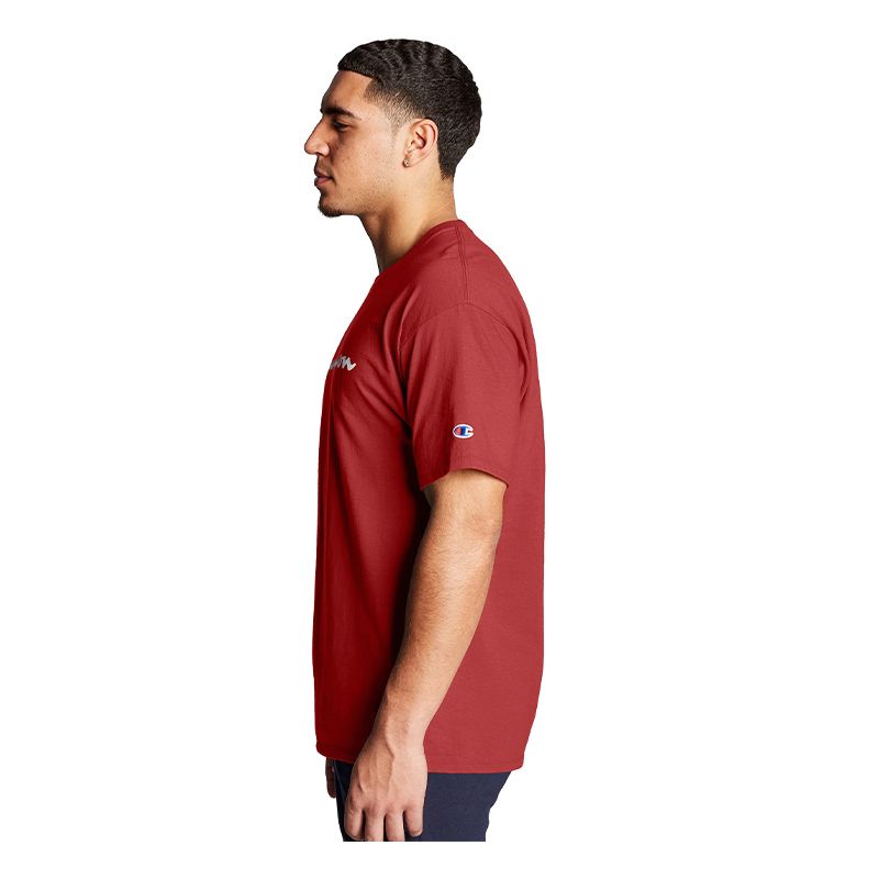 CHAMPION CLASSIC GRAPHIC TEE เสื้อยืดทีเชิ๊ต ผู้ชาย GT23H Y06794-040 Red - 1 Supersports Thailand