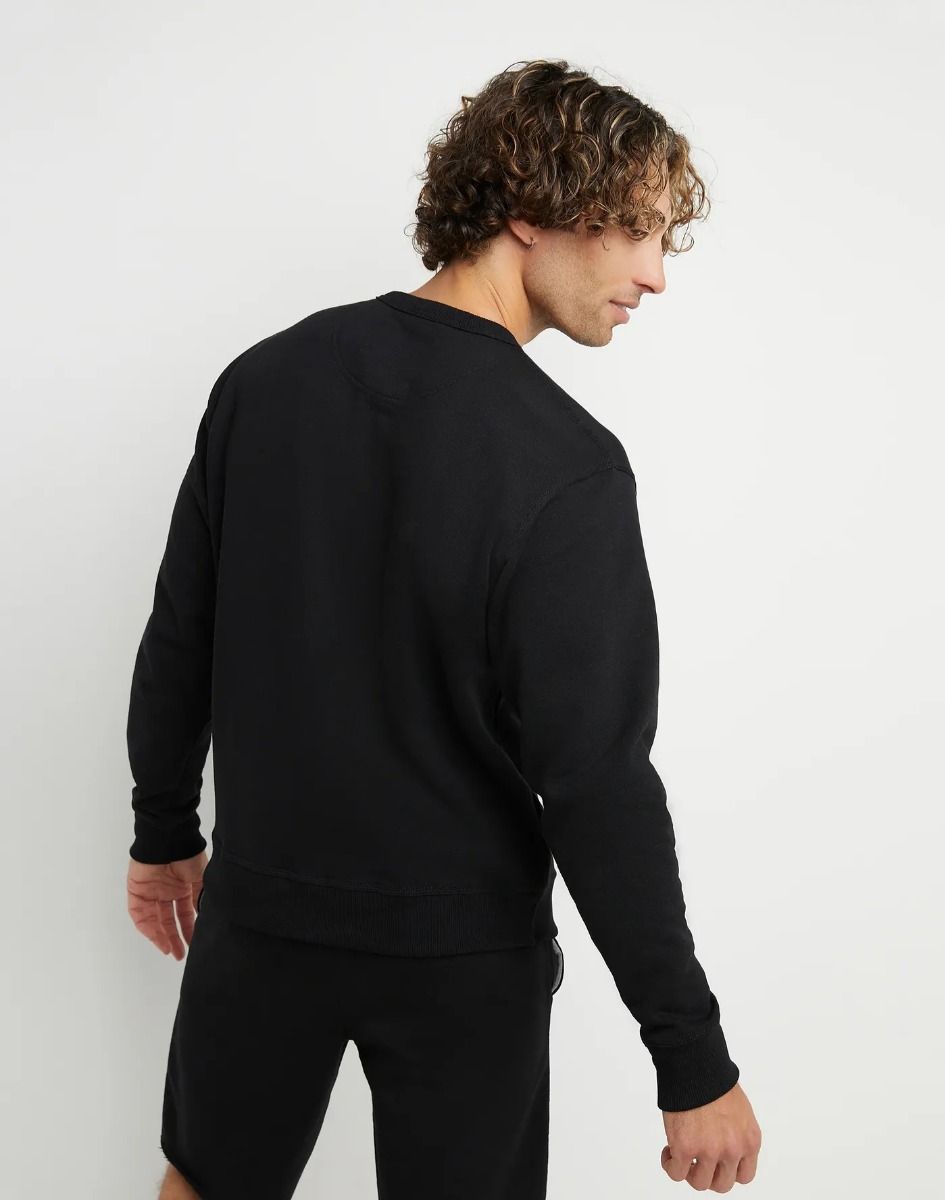CHAMPION POWERBLEND CREW เสื้อสเวตเชิ้ต ผู้ชาย S0888 407D55-003 Black - 1