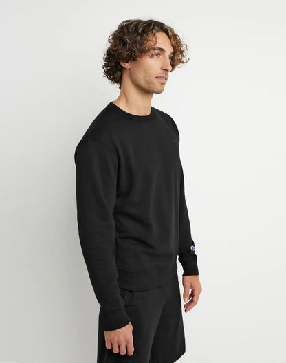 CHAMPION POWERBLEND CREW เสื้อสเวตเชิ้ต ผู้ชาย S0888 407D55-003 Black - 1