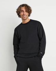 CHAMPION POWERBLEND CREW เสื้อสเวตเชิ้ต ผู้ชาย S0888 407D55-003 Black - 1