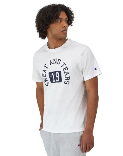 CHAMPION MIDWEIGHTTEE เสื้อยืดทีเชิ๊ต ผู้ชาย T79497 5861SB-045 White - 1