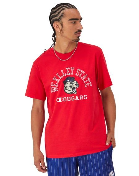 CHAMPION ROCHESTER SHORT SLEEVE TEE เสื้อยืดทีเชิ๊ต ผู้ชาย T99003 5869WB-A2RV Red - 1
