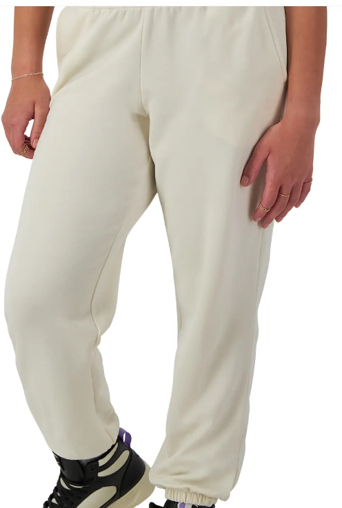 CHAMPION SOFT TOUCH SWEATS SWEATPANT กางเกงขายาว ผู้หญิง M4802 586644-NTC Cream - 1