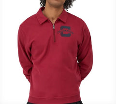 CHAMPION CLASSIC FLEECE QUARTER ZIP เสื้อสเวตเชิ้ต ผู้ชาย S2940 5864RB-CDC Red - 1