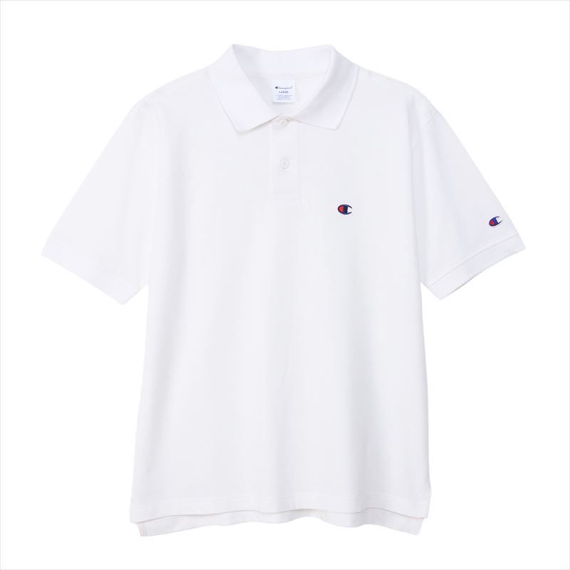 CHAMPION POLO SHIRT เสื้อโปโล ผู้ชาย C3-Z358-010 White - 1