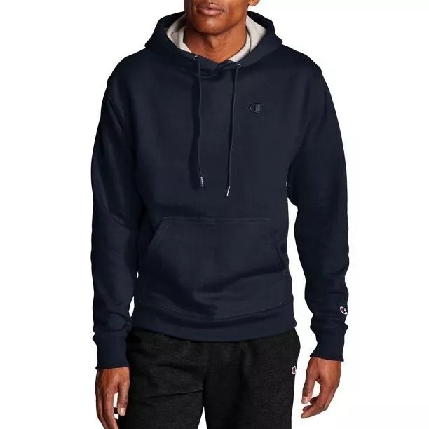 CHAMPION POWERBLEND HOODIE เสื้อฮู้ด ผู้ชาย S0889 407D55-031 Blue - 1