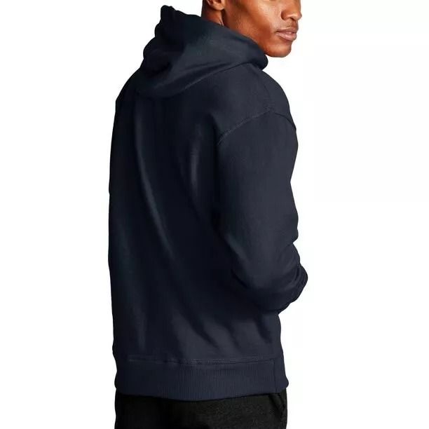 CHAMPION POWERBLEND HOODIE เสื้อฮู้ด ผู้ชาย S0889 407D55-031 Blue - 1