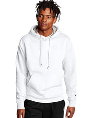 CHAMPION POWERBLEND HOODIE เสื้อฮู้ด ผู้ชาย S0889 407D55-045 White - 1