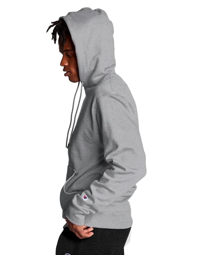 CHAMPION POWERBLEND HOODIE เสื้อฮู้ด ผู้ชาย S0889 407D55-806 Grey - 1