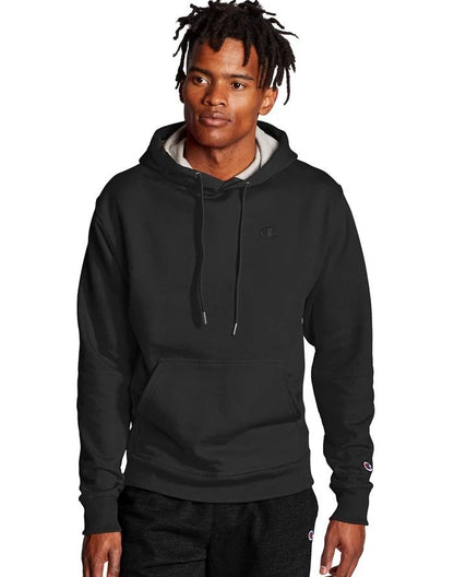CHAMPION POWERBLEND HOODIE เสื้อฮู้ด ผู้ชาย S0889 407D55-003 Black - 1