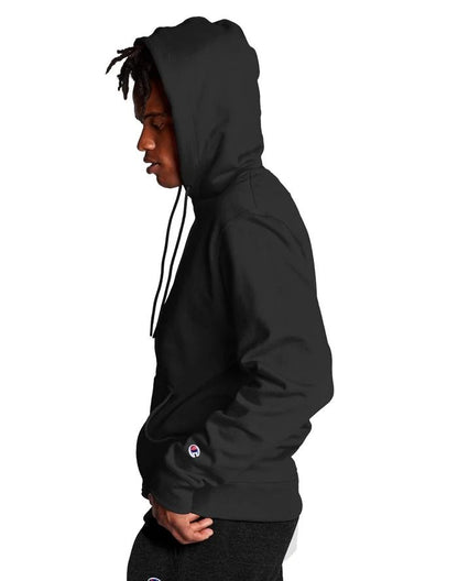 CHAMPION POWERBLEND HOODIE เสื้อฮู้ด ผู้ชาย S0889 407D55-003 Black - 1
