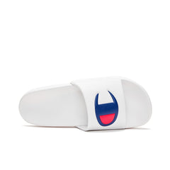 CHAMPION SLIDE C รองเท้าแตะแบบสวมผู้ชายและผู้หญิง U4AFASU01-A1 White - 1