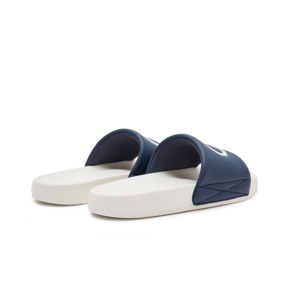 CHAMPION SLIDE C รองเท้าแตะแบบสวมผู้ชายและผู้หญิง U4AFASU01-M8 Blue - 1 Supersports Thailand