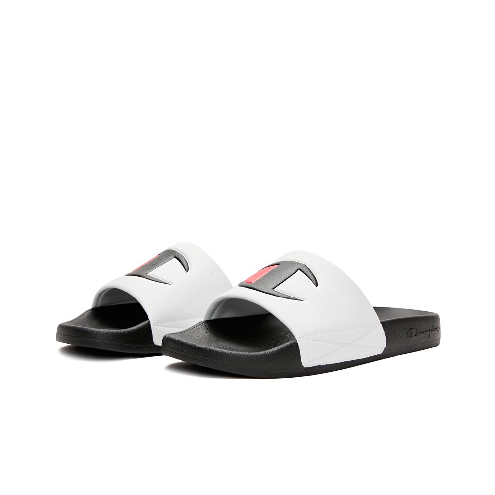 CHAMPION SLIDE C รองเท้าแตะแบบสวมผู้ชายและผู้หญิง U4AFASU01-U3 White - 1